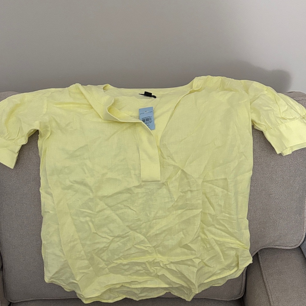 Ann Taylor Yellow Blouse